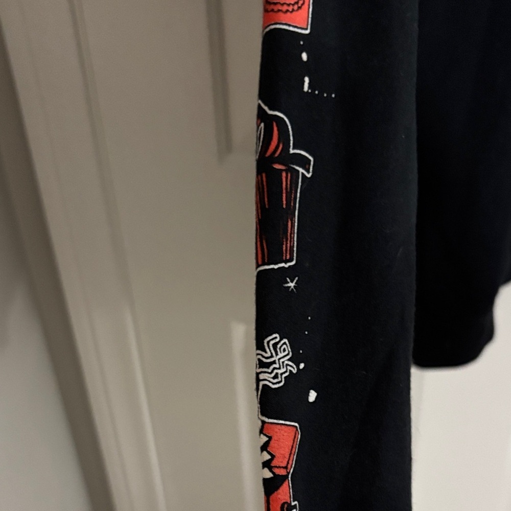 Disney Black Crewneck Sweater with White Jack Skellington Graphic - Picture 4 of 5